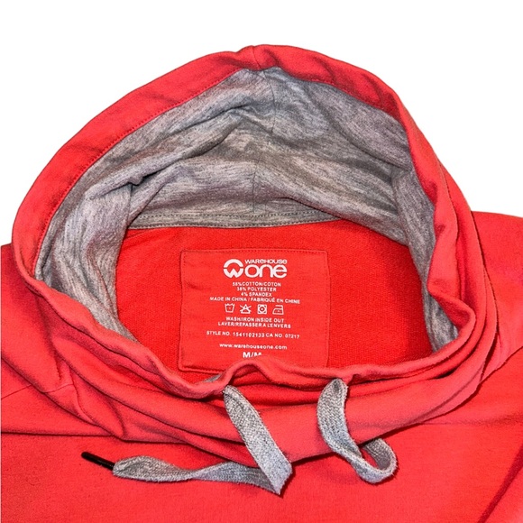 Warehouse one. Coral Turtleneck Sweatshirt - Picture 3 of 5